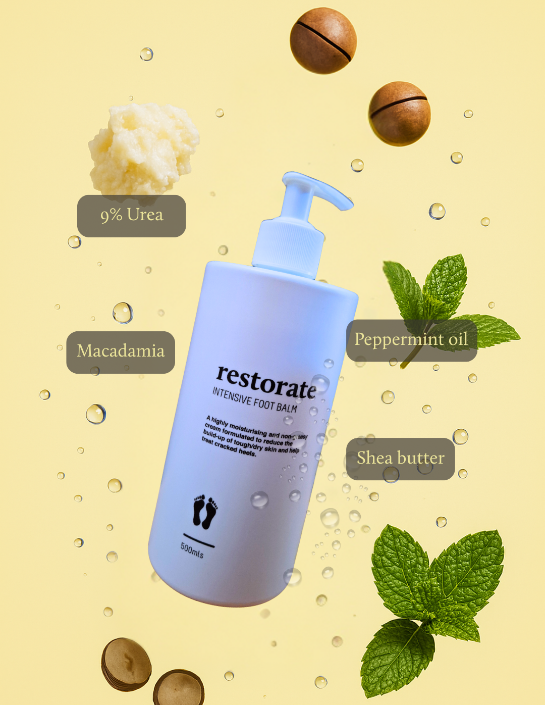 Restorate Cream, 500mL Pump Pack