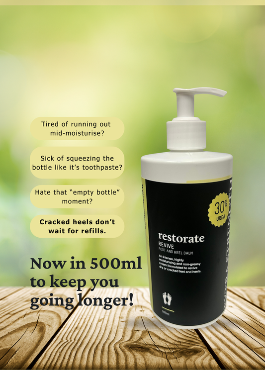 Restorate revive 500ml pump bottle (Limited Edition!)