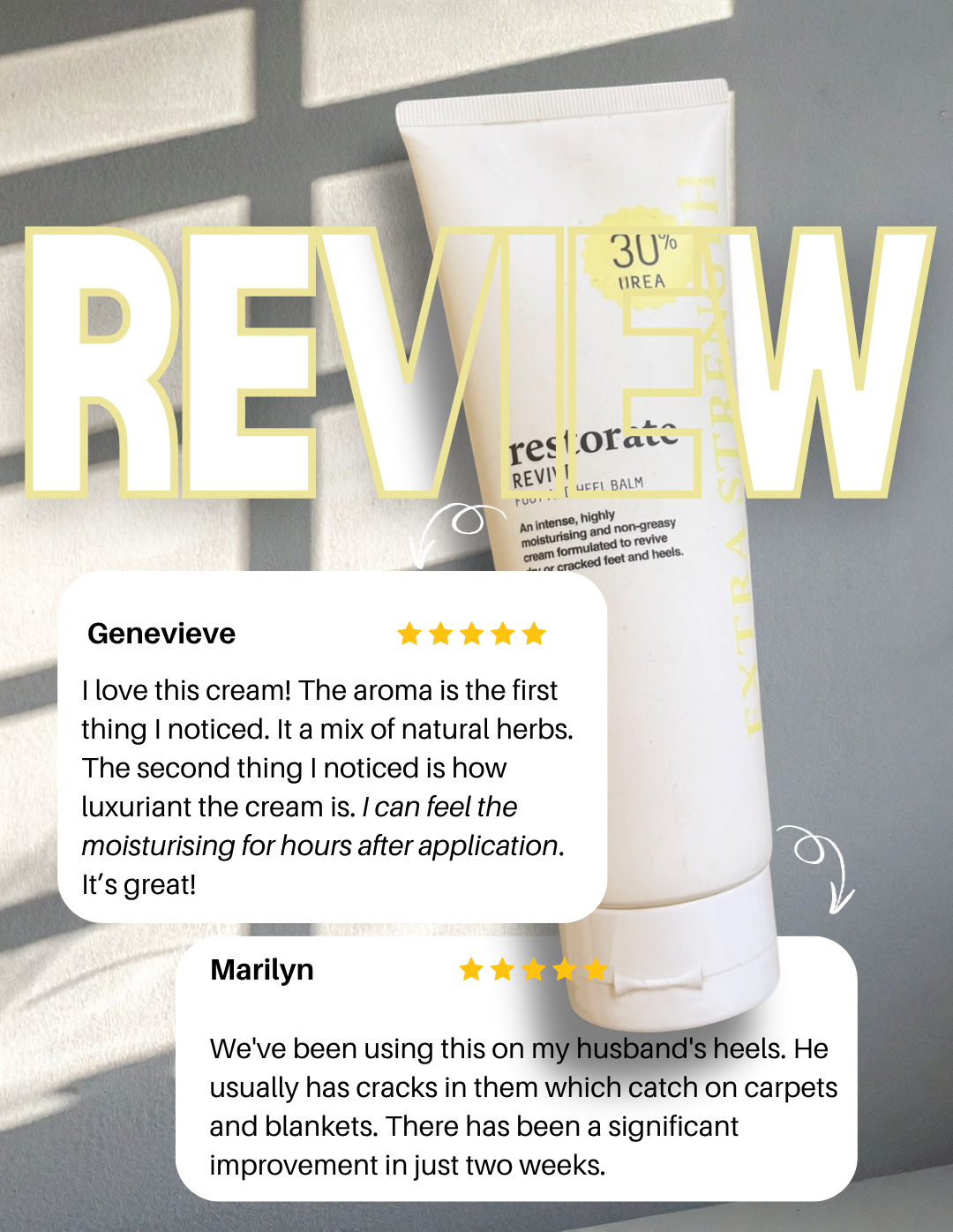 Restorate Revive Extra Strength with 30% Urea (Back in stock!)